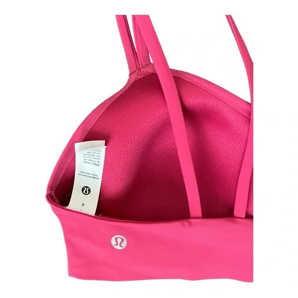 NWT Lululemon Like A Cloud Bra B/C Cup Rasberry Coulis Women’s Size 8 - Picture 5 of 7